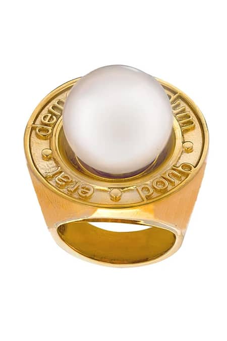 Quod QED Pearl Ring 