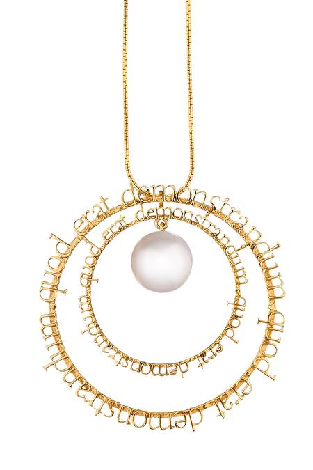 Buy Quod Gold Plated Rising Sun Pendant Online at Aza Fashions Buy_Quod_Gold Plated Rising Sun Pendant _Online_at_Aza_Fashions