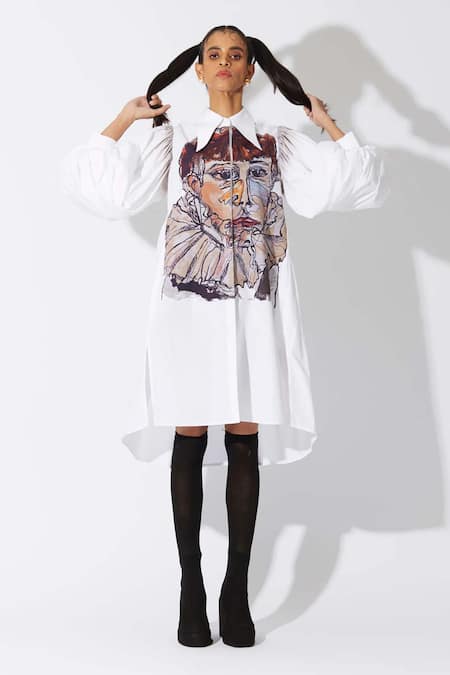 Quod Girl With Ruff Dress 