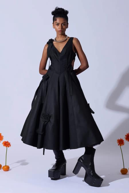 Quod Garden Applique Dress 