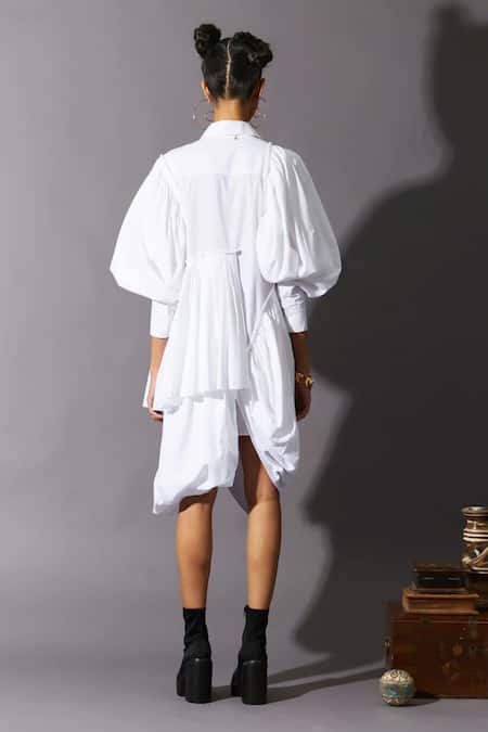 Quod Wolf Wing Sleeve Shirt Dress 