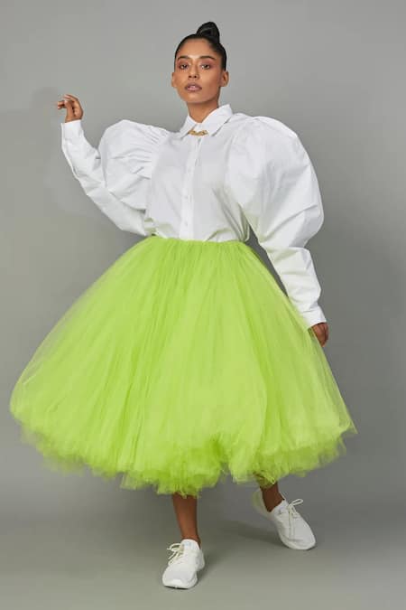 Shop_Quod_White Cotton, Poplin Collared Wolf Wing Shirt _Online_at_Aza_Fashions