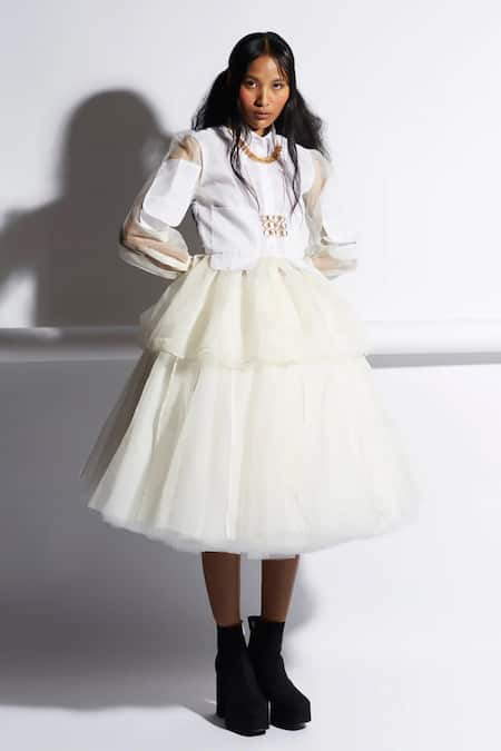 Quod Organza Valley Skirt 