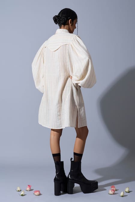 Quod Ruff Tape Work Dress 