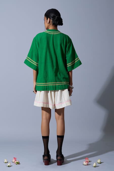 Quod Curtain Handwoven Skorts 