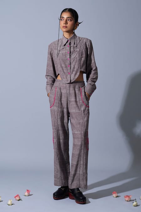 Quod Office Handwoven Linen Pant 