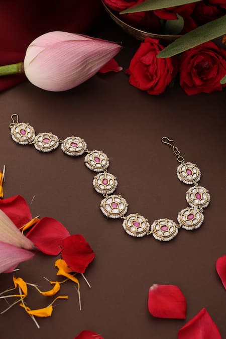 Swabhimann Polki Embellished Sheeshpatti 