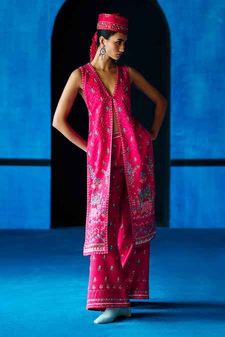 The Whole Nine Yards Boldly Hers Printed Jacket & Palazzo Set 