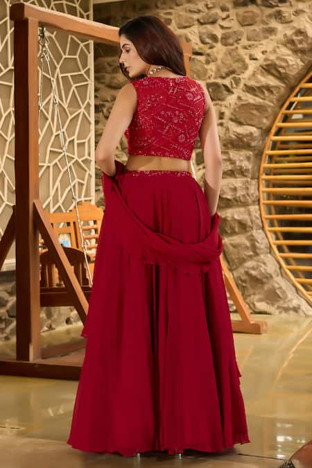 Damoiselle Laalima Embellished Lehenga Set 