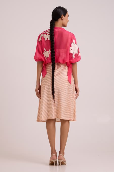 Madder Much Emery Sheer Bomber Jacket With Dress 