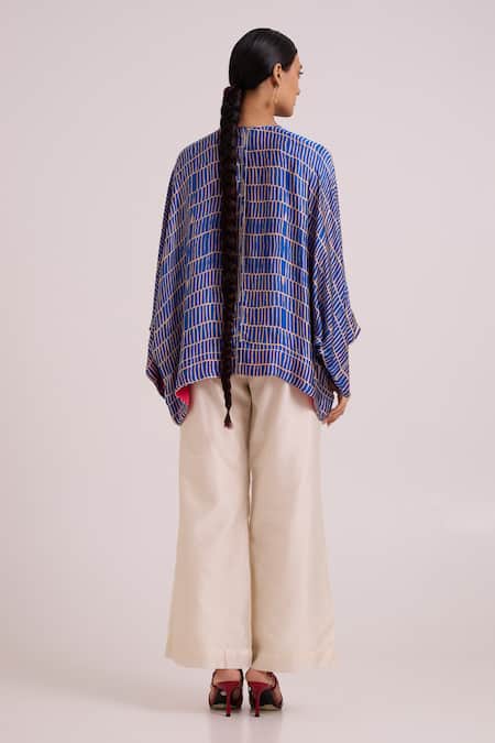 Madder Much Sabrina Electric Blue Cloud Top With Pant 
