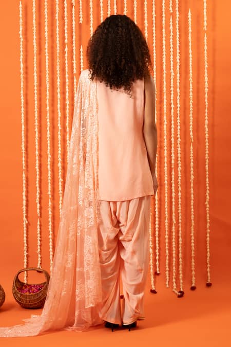 Swatee Singh Crepe Kurta Salwar Set 