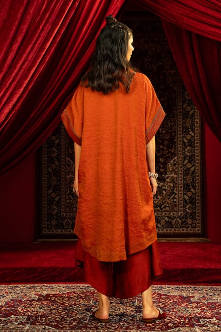 Sonia Baderia Hand Embroidered Kurta & Pant Set 