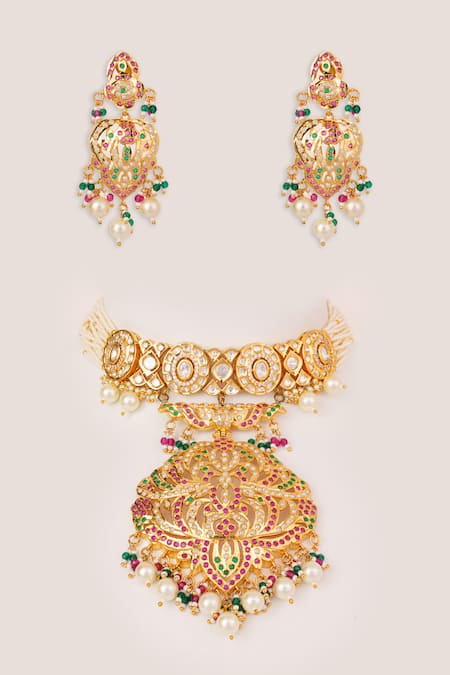 Zevar By Geeta Kundan & Jadau Choker Set 
