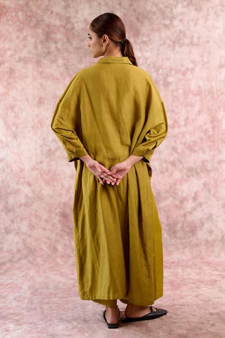 Doodlage Bemberg Linen Collared Tunic 