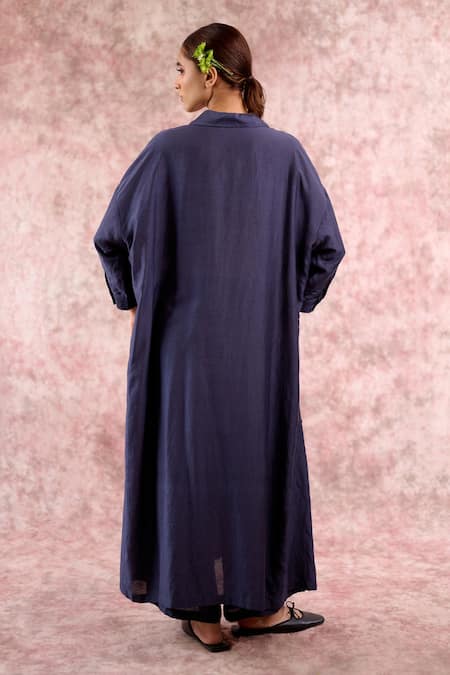 Doodlage Bemberg Linen Tunic & Pleated Pant Set 