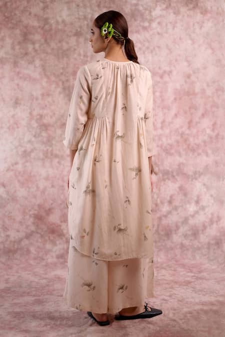 Doodlage Gathered Front Button Tunic 