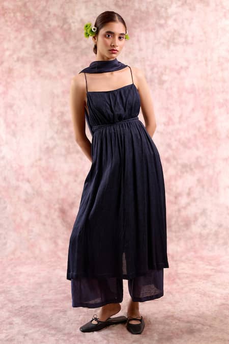 Doodlage Bemberg Muga Silk Tunic Pant Set 