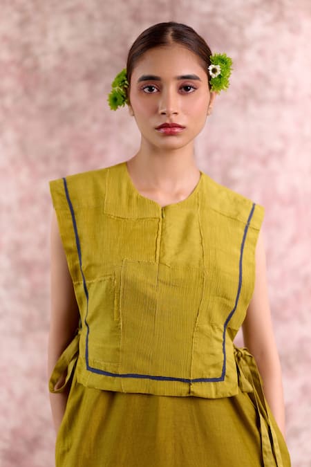 Doodlage Patchwork Embroidered Top 