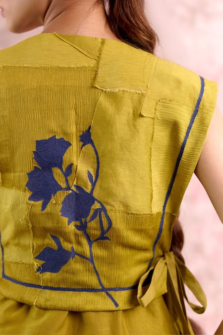 Doodlage Patchwork Embroidered Top 