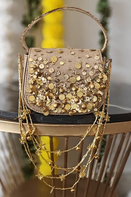 Plode Charm Tassel Embellished Bag 