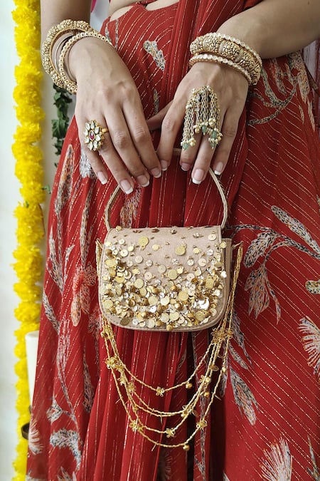 Plode Charm Tassel Embellished Bag 