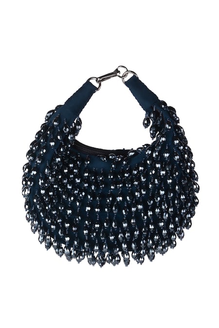 Nazaakat By Samara Singh Beaded Embellished Clutch Bag 