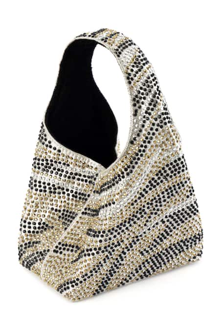 Etcetera Paris Petite Aurora Studded Metallic Bag 