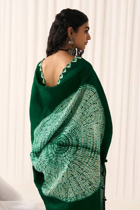 Five Point Five Poonam Soft Silk Saree With Running Blouse 