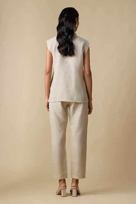 Linera Embroidered Waistcoat & Pant Set 