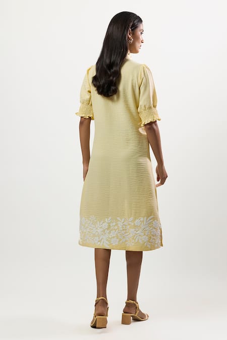 Linera Cording Embroidered Dress  