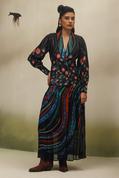 NOIB Avery Garden Dancers Print Dress 