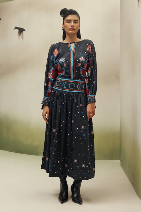 NOIB Elle Garden Dancers Print Skirt 