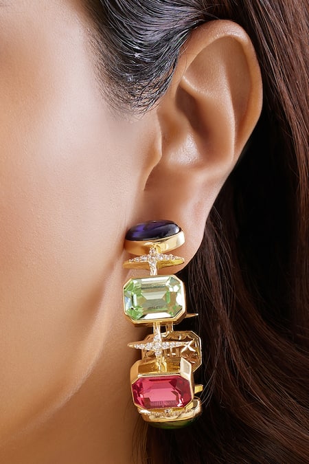 Isharya Solaris Statement Hoops 