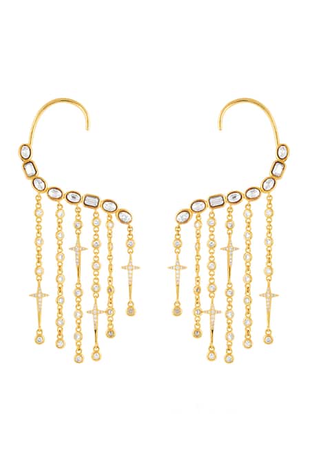 Isharya Dhatris Curtain of Passion Earrings 
