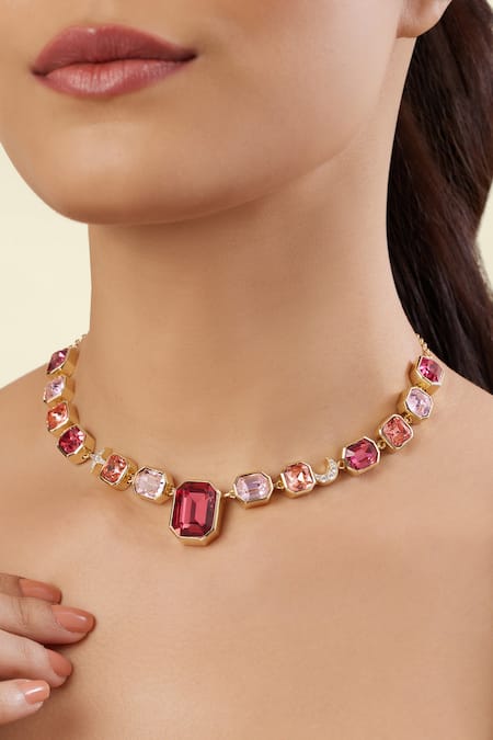 Shop_Isharya_Gold Plated Vesper Statement Choker _Online_at_Aza_Fashions