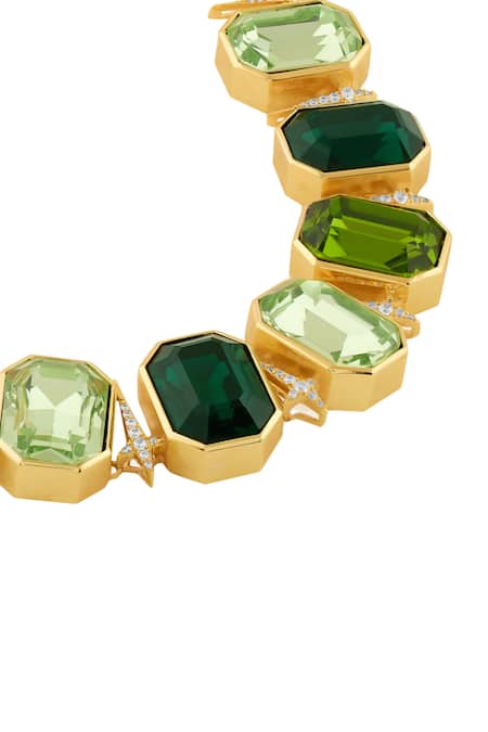 Isharya_Gold Plated Sonalis Columbian Fantasy Necklace _Online_at_Aza_Fashions