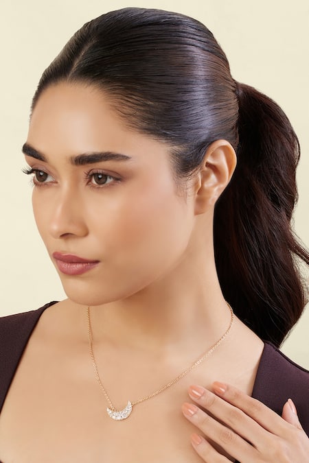 Isharya Lune Pendant Necklace 