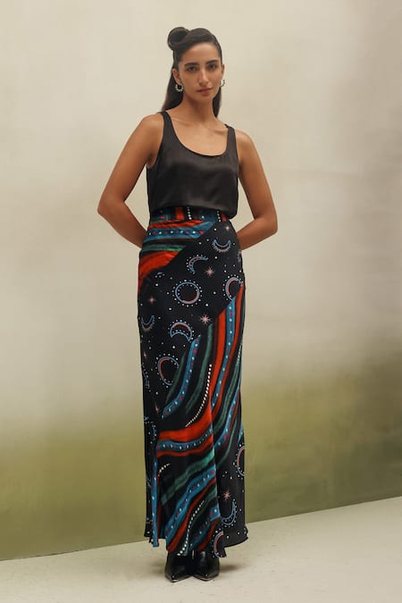 NOIB Ivy Shooting Stars Print Skirt 