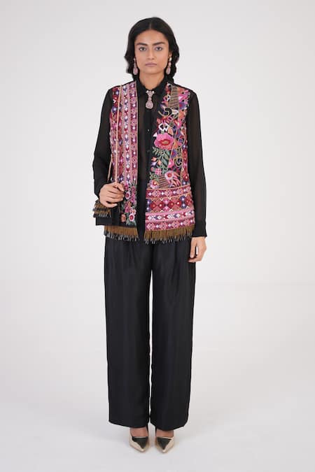 Betrue Opulent Silk Pleated Pant 