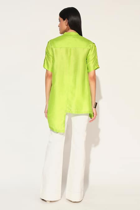 Linetribe_ Zephyra Shibori Striped Shirt 