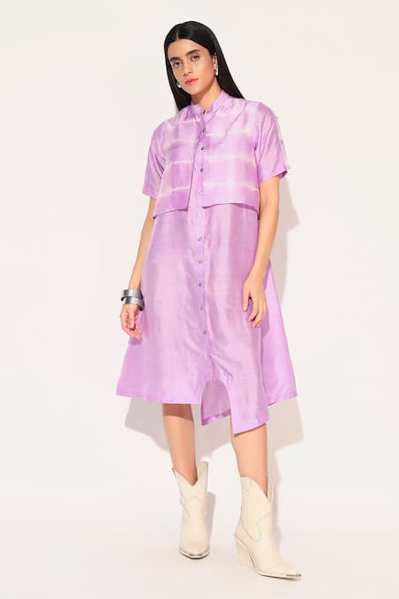 Linetribe_ Auralis Asymmetric Shirt Dress 