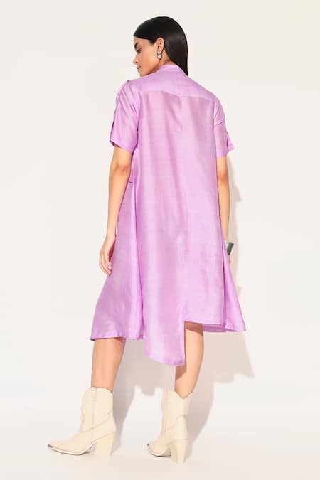 Linetribe_ Auralis Asymmetric Shirt Dress 