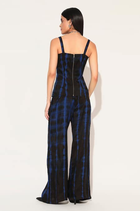 Linetribe_ Kryora Shibori Pattern Top With Pant 