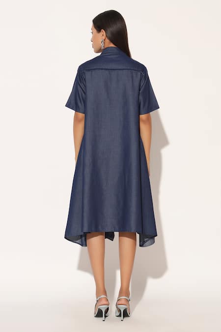 Linetribe_ Astrell Denim Shirt Dress 