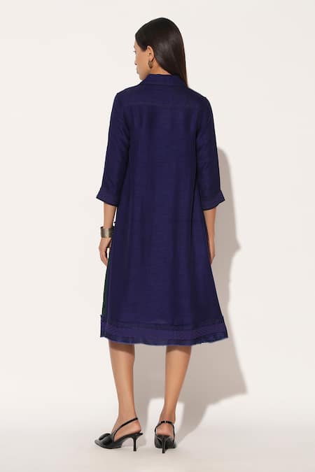 Linetribe_ Ophyra Colorblock A-Line Dress 