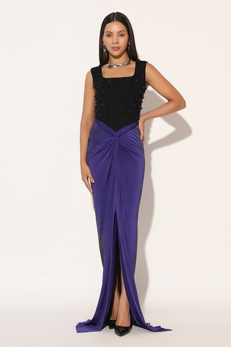 Linetribe_ Auryth Embellished Corset Gown 