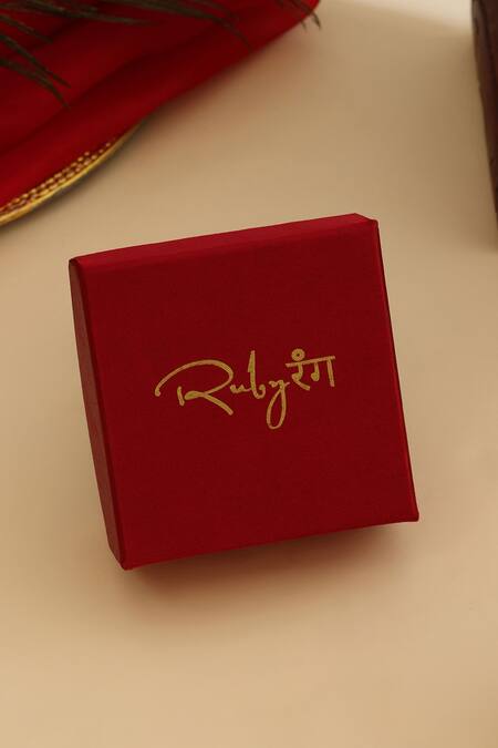 Buy_Ruby Raang_Green Kundan Chand Embellished Passa _Online_at_Aza_Fashions