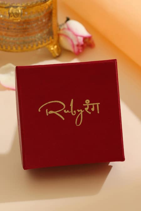 Buy_Ruby Raang_Multi Color Gemstones, Stones, Rhinestones Kundan Studded Bracelet _Online_at_Aza_Fashions