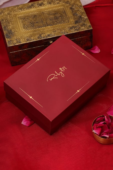 Shop_Ruby Raang_Multi Color Stones, Pearls, Stonework Moissanite Necklace With Earrings 